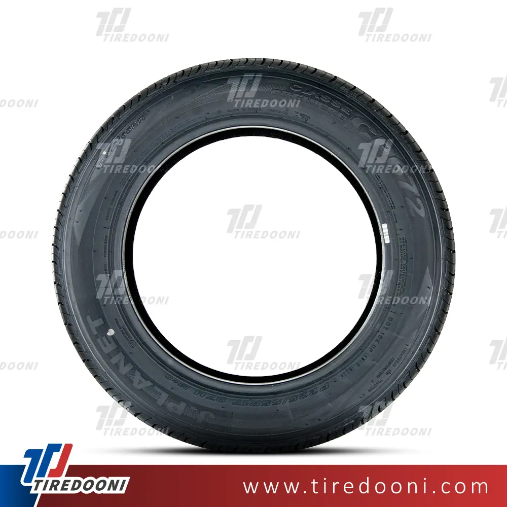 لاستیک خودرو جی پلنت سایز 215/45R17 مدل گل  CP672